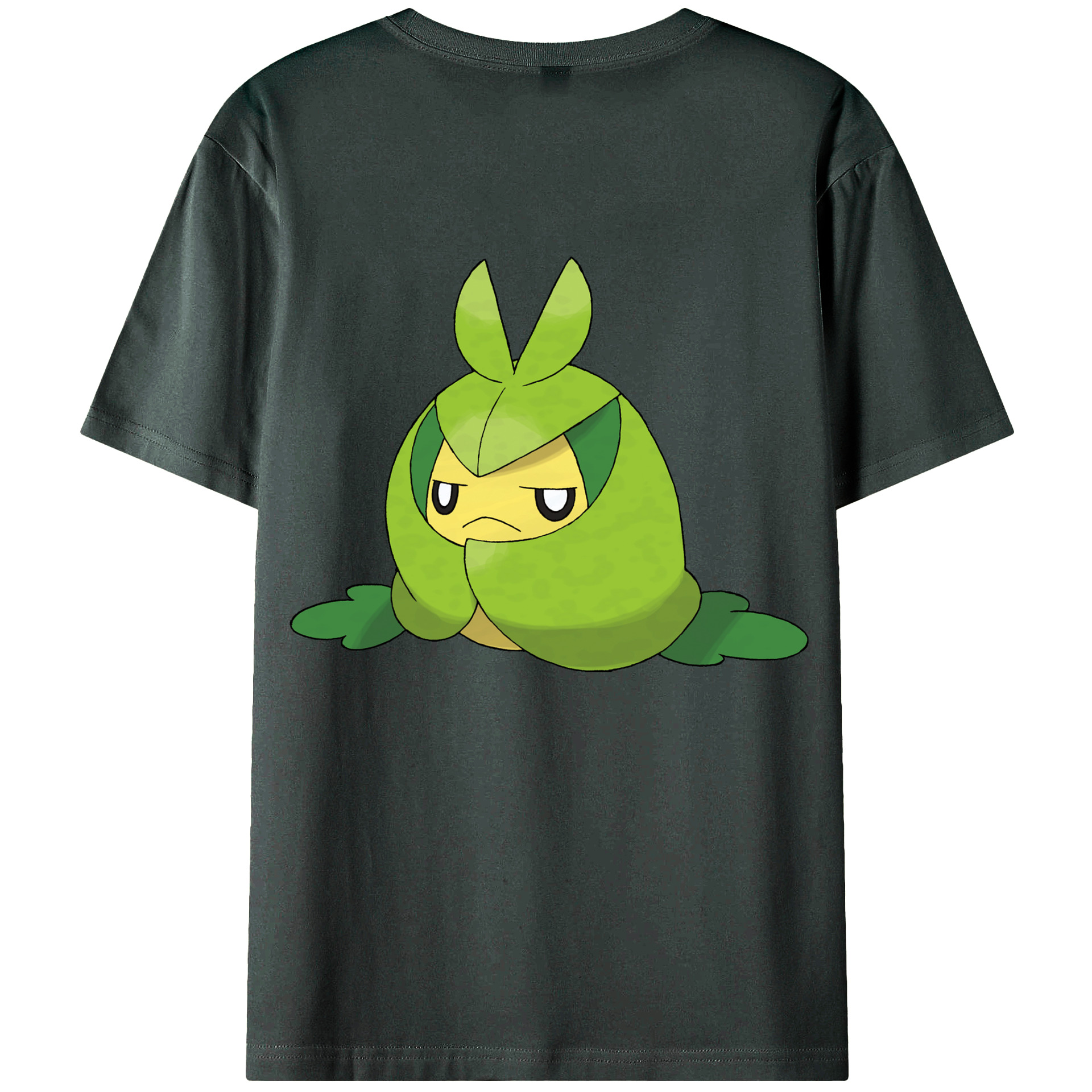 ポケットモンスター Pokémon 綿100％ メンズ半袖Tシャツ（バックプリント） 通気性